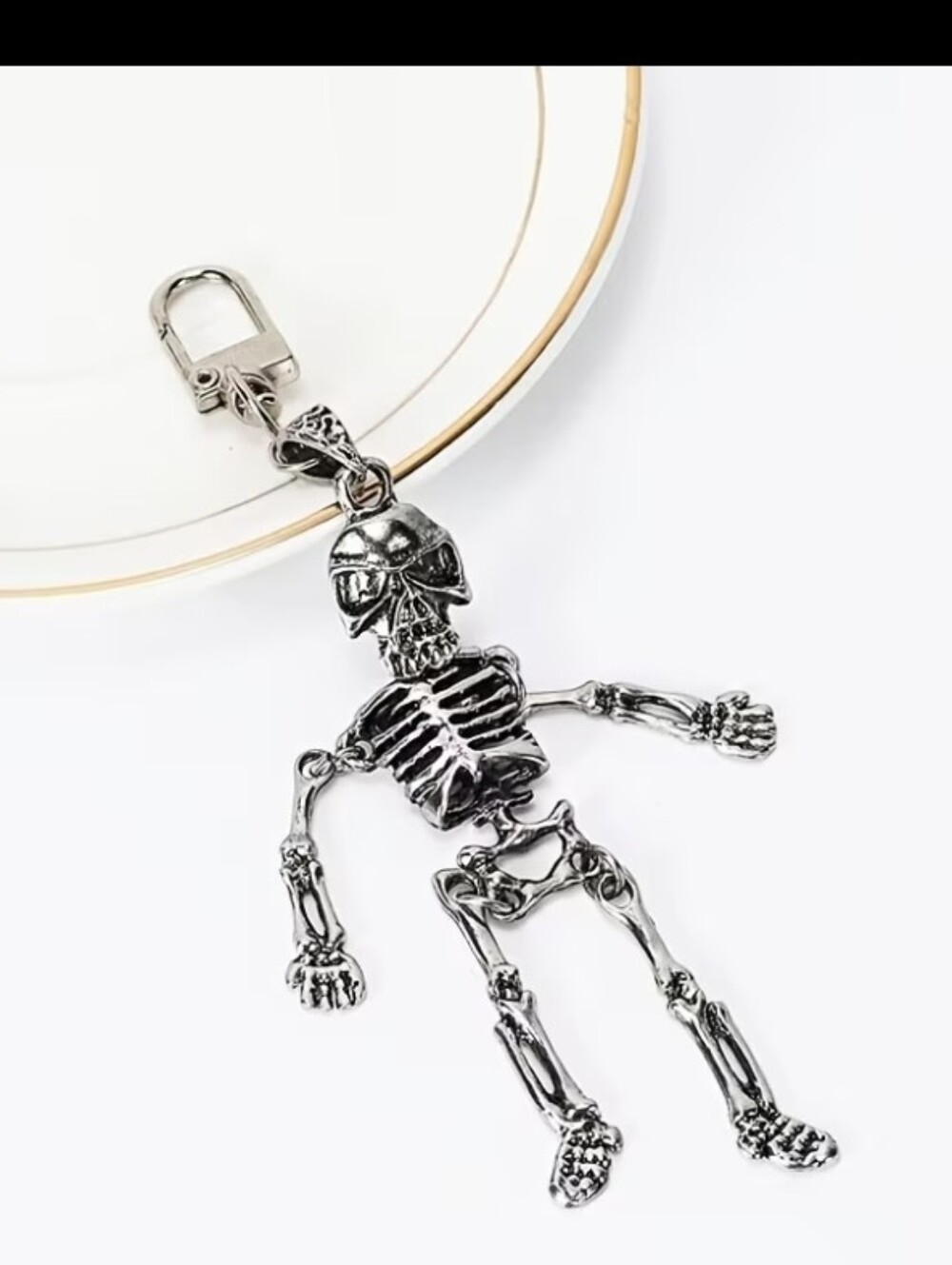 Skeleton Bag Charm/ Keychain NEW